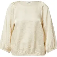 s.Oliver Blouses Crème Talla: 34 | Manga Larga Outlet | Mujer