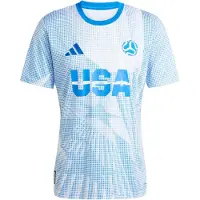 Adidas adidasCamiseta Estados Unidos S White / Glow Blue Hombre
