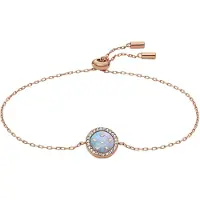 Fossil Pulsera chapada en oro con circonitas Madreperla JF04937791