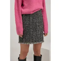 Josephine & Co Samual Skirt Steel Grey Melange Talla: 42 | Mini Faldas Outlet | Mujer | Gris