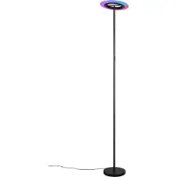 Valotorni Lámpara de pie LED REALITY Samba, modelo R43411132, 16,5W, 2700... 6500K, 1900 lúmenes, CCT, RGB, IP20, color negro