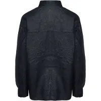 Zadig & Voltaire Blusa 'TAMARA CUIR FROISSE Bluse schwarz' negro