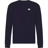 Calvin Klein Jeans Ls Waffle Badge Crew Maritime Blue Talla: L | Jerséis Outlet | Hombre | Azul