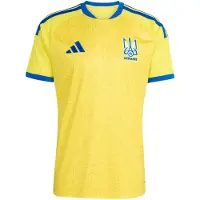 Adidas Camiseta de fútbol 'Ukraine 26 Home' azul / amarillo / miel / blanco