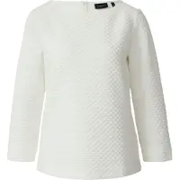 s.Oliver Sweatshirts Offwhite Talla: 42 | Manga Larga Outlet | Mujer | Blanco