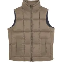 Lyle & Scott Square Wadded Puffer Gilet Falcon Talla: L | Chalecos sin Mangas Outlet | Hombre
