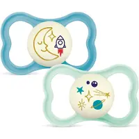 Mam Chupete Air Night Silk 2p Box V-6-16m
