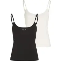 Karl Lagerfeld Camiseta térmica crema / negro