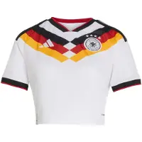 Adidas Camiseta de fútbol 'Germany 26 Home Cropped' curry / rojo / negro / blanco