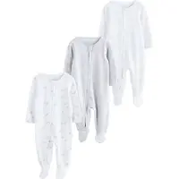 Next Pijama gris moteado / blanco