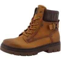 Mustang Botines con cordones chocolate / umbra / negro