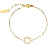 Faina Pulsera oro / transparente