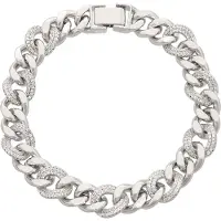 Faina Pulsera plata / transparente