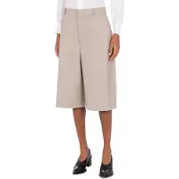 Moschino Wool Canvas Bermuda Shorts Beige Talla: 46 | Pantalones Cortos Outlet | Mujer | Marrón