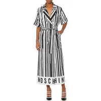 Moschino Barcode Archive Capsule Dress White Talla: 38 | Vestidos Maxi Outlet | Mujer | Blanco
