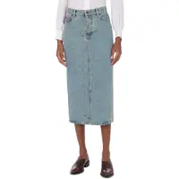 Moschino Blue Cotton Denim Skirt Blue Talla: 42 | Faldas Midi Outlet | Mujer | Azul