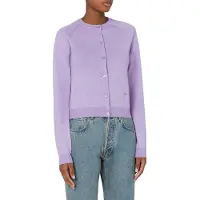 Moschino Golden M Wool Cardigan Violet Talla: 48 | Cárdigan Outlet | Mujer | Púrpura