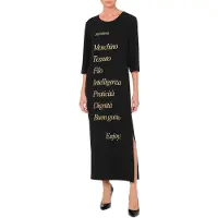 Moschino Archive Capsule Maxi Dress Black Talla: 44 | Vestidos Maxi Outlet | Mujer | Negro
