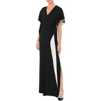 Moschino Long Dress In Enver Satin Black Talla: 38 | Vestidos Maxi Outlet | Mujer | Negro