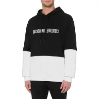 Moschino Upside Down Logo Hoodie White Talla: S | Sudaderas con Capucha Outlet | Hombre | Blanco