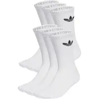 Adidas adidasCalcetines clásicos Trefoil Cushion 31-33 White Unisex