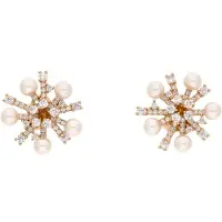 Gaya Pendientes oro / blanco