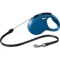 Flexi Correa Extensible Classic - Cord Leash - S - 5 metros - Azul
