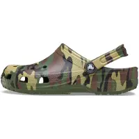Crocs Zuecos Classic Camouflage Clog hombre - Kaki - 37 / 38