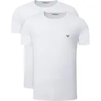 Emporio Armani para hombre. EM000391_AF14132 Set de 2 camisetas cuello redondo blanco (XL), Homewear, Algodón, outlet 2026.