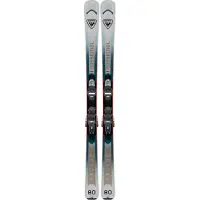 Rossignol - Packs (esquí + fijaciones) - Arcade 80 + Xpress 10 GW B83 Black/Hot Red 2026 de Titanio - Talla 174 cm - Gris