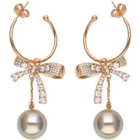 Faina Pendientes oro rosa
