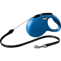 Flexi Correa Extensible Classic - Cord Leash - S - 8 metros - Azul