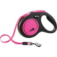 Flexi Correa extensible New Neon - Rosa - M