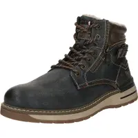 Mustang Botas con cordones navy