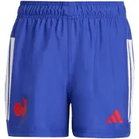 Adidas adidasPantalón corto rugby FFR Match (Adolescentes) 152 Semi Lucid Blue Niño