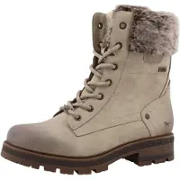 Mustang Botines con cordones 'Darleen' greige