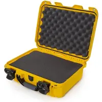 Nanuk 920 maletín con espuma moldeada, amarillo