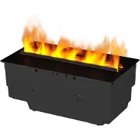Dimplex Inserto de chimenea Cassette 400 600 LED, tecnología Opti-myst 3D, modelo 2026: recubrimiento en polvo negro