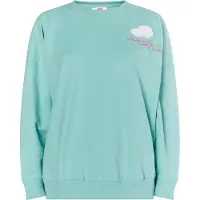Mymo Sudadera 'Keepsudry' aqua / amarillo / rosa / blanco