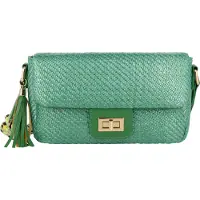 IZIA Bolso de hombro oro / jade