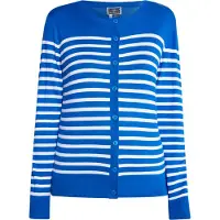 Dreimaster Maritim Cárdigan azul real / blanco