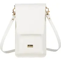 Faina Bolso de hombro oro / blanco