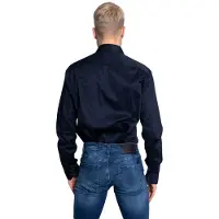 Armani Exchange para hombre. 8NZCBDZN10Z1510 Camisa Classic marino (S), Casual, Fiesta, Algodón, Clásico, Manga larga, A|X Armani Exchan