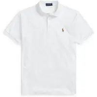 Ralph Lauren para hombre. 710713130003 Polo Custom Slim Fit blanco (XS), Casual, Algodón, Manga corta, outlet 2026.