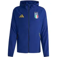 Adidas adidasCortavientos con cierre de cremallera Italia Tiro Travel M Victory Blue Hombre