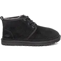 Ugg para hombre. 3236 Botines de Piel Neumel negro (40), Plano, Cordones, Casual, outlet 2026.