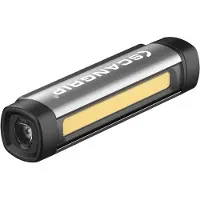 SCANGRIP Linterna LED FLEX WEAR, 75-150 lúmenes, batería de litio