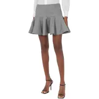 Moschino Wool Canvas Miniskirt Grey Talla: 46 | Mini Faldas Outlet | Mujer | Gris