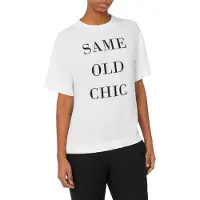 Moschino Blouse With Same Old Chic Embroidery White Talla: 38 | Camisetas de Seda Outlet | Mujer | Blanco