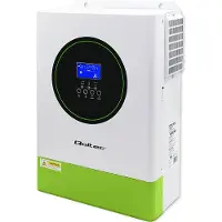 Qoltec Inversor solar autónomo de 6.2kVA, 6.2kW y 120A con tecnología MPPT